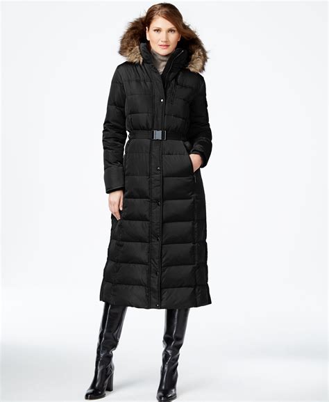 michael kors down maxi coat|michael kors ladies puffer coats.